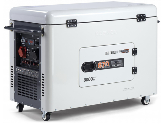 Agregat prądotwórczy trójfazowy Daewoo Power DDAE 11000DSE-3 AVR Dual Power