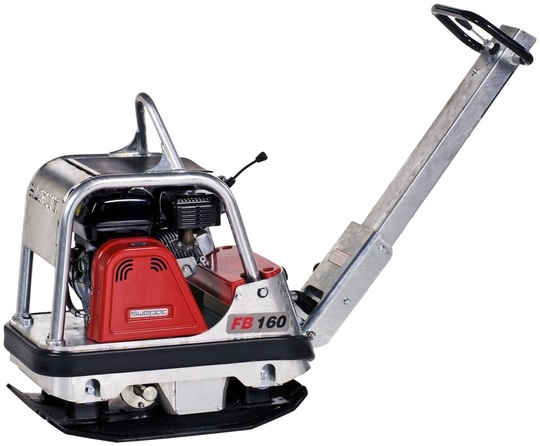 Zagęszczarka rewersyjna 160 kg Swepac FB 160, 450 mm, Honda GX 200
