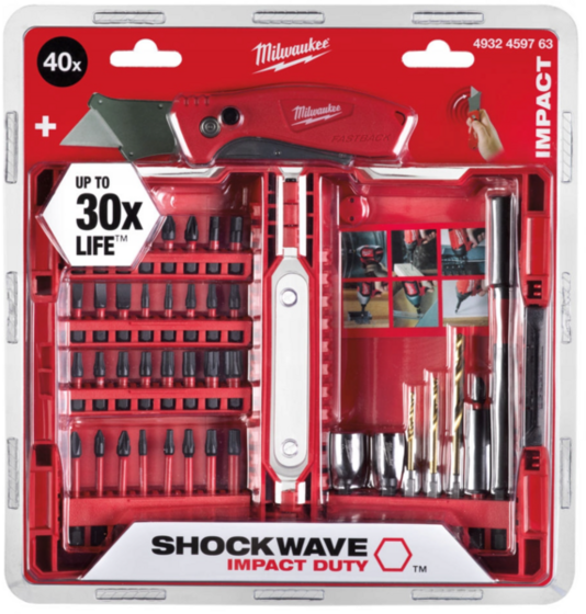 Drill bit and bit set Milwaukee (+ compact cutter)