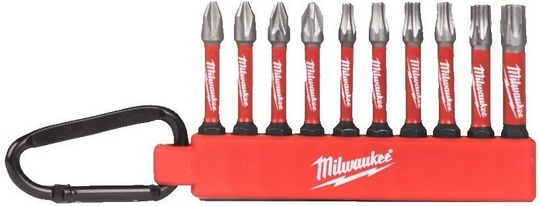 Zestaw bitów udarowych Milwaukee 4932492939 Shockwave Impact Duty (10 sztuk)