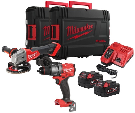 Zestaw elektronarzędzi Milwaukee M18FPP2E3-502XEU