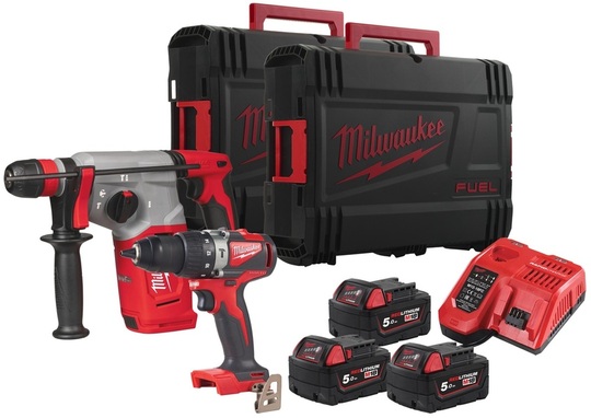 Zestaw elektronarzędzi Milwaukee M18BLPP2C2-503XEU
