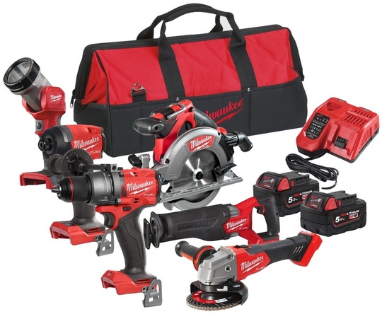 Zestaw elektronarzędzi Milwaukee M18FPP6E3-502B