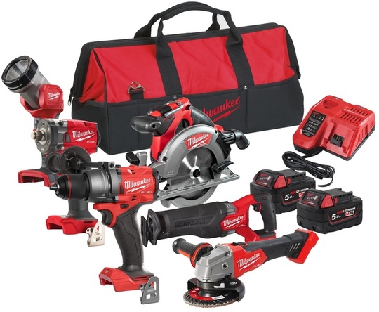 Zestaw elektronarzędzi Milwaukee M18FPP6F3-502B