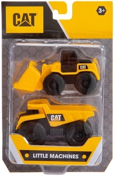 Małe maszyny CAT Caterpillar (2 sztuki) dla dzieci (Outlet)