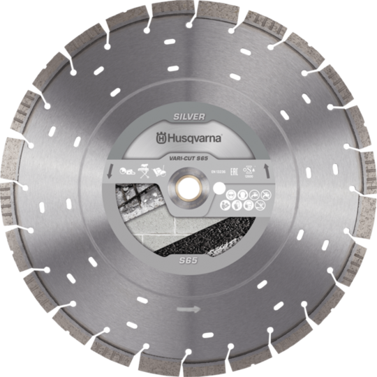 Tarcza diamentowa Husqvarna Vari-Cut S65 400 mm do materiałów budowlanych i materiałów ściernych