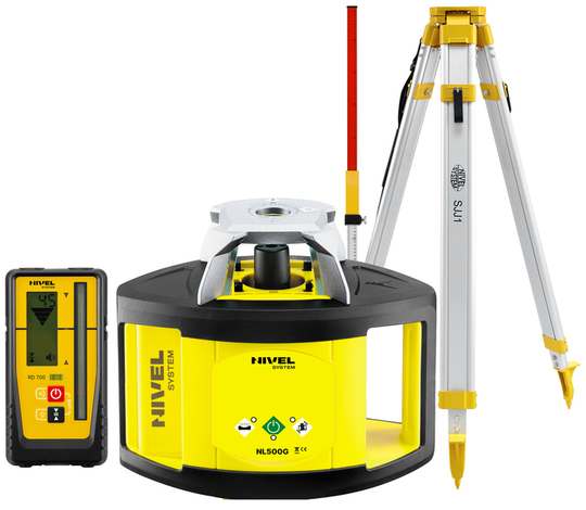 Laser level Nivel System NL500G DIGITAL (+ tripod SJJ1 + laser stave LS-24)