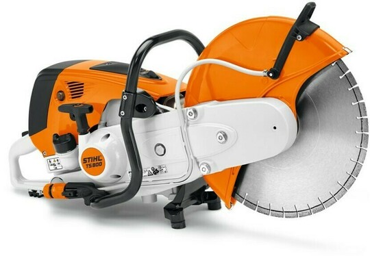 Ręczna przecinarka spalinowa Stihl TS 800 (400 mm), głębokość cięcia 145 mm