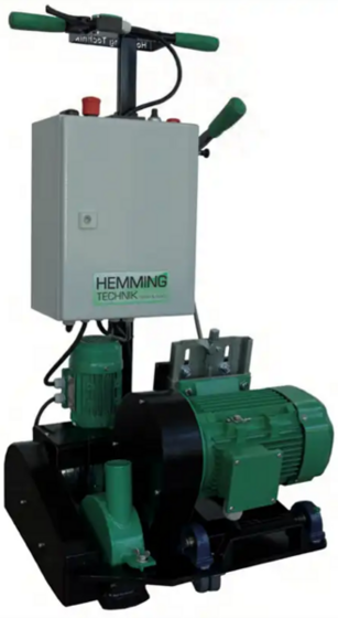 Frezarka do rowków pod ogrzewanie podłogowe Hemming Technik HE-120 230V 2,2kW (wersja automatyczna, tarcza w zestawie)
