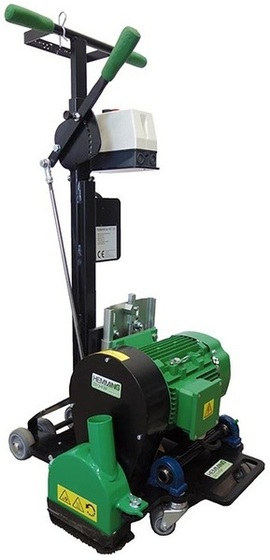 Frezarka do rowków pod ogrzewanie podłogowe Hemming Technik HE-120 400V 4,0kW (wersja manualna, tarcza w zestawie)