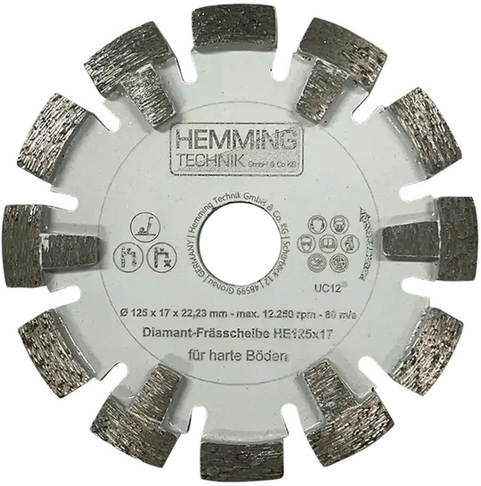 Milling cutter Hemming Technik 19725 (125 mm)