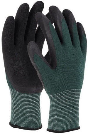 Gloves Stalco Premium Latex Foam S - Black-green
