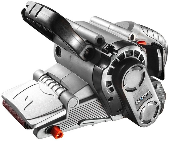 Szlifierka taśmowa Graphite 59G392 (+ worek na pył i pas ścierny)