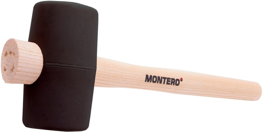 Młotek gumowy (blacharski) czarny Montero 65 mm