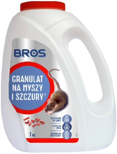 Granulat na myszy i szczury Bros ND-1770 1 kg