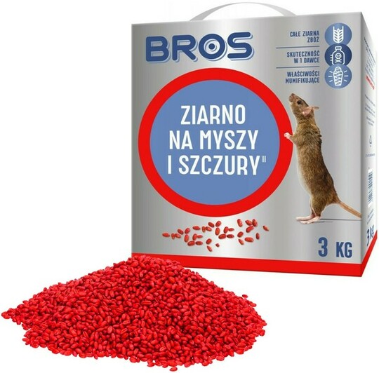 Ziarno na myszy i szczury Bros ND-059 3 kg