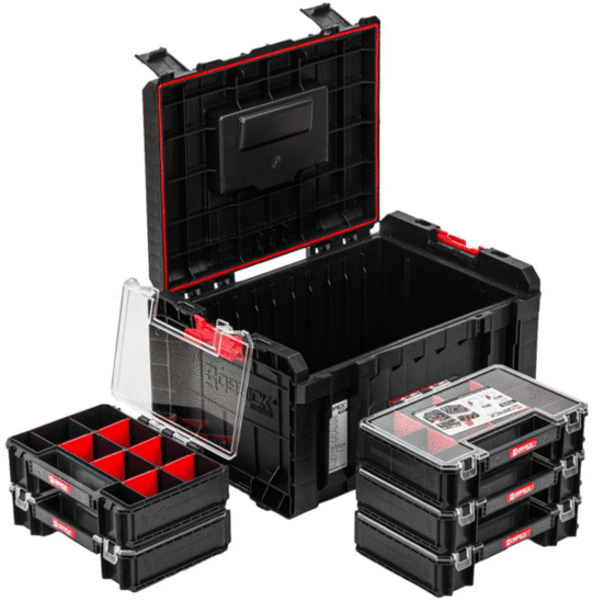 Skrzynia narzędziowa Qbrick System PRO Toolbox 2.0 z organizerami System TWO Multi