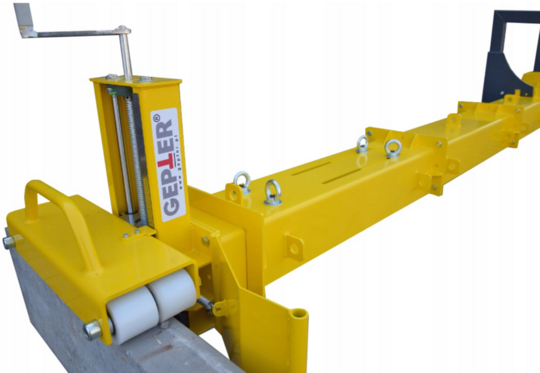 Mechanical screed Gepter LTC 802