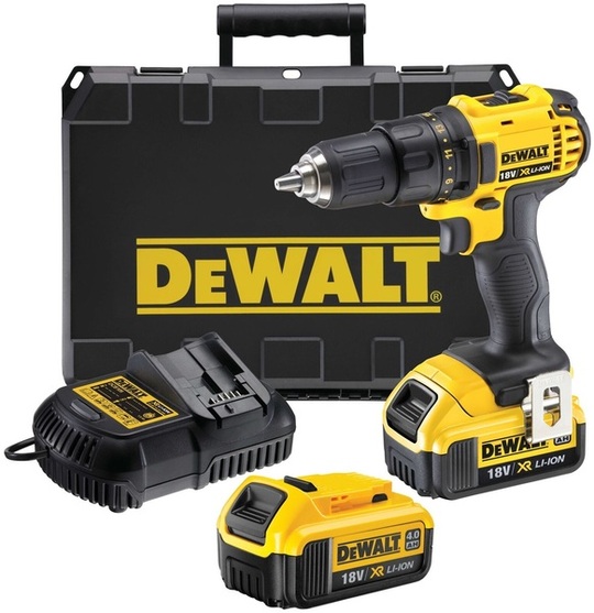 Wiertarko-wkrętarka DeWalt DCD780M2 (+ 2x akumulator, ładowarka i walizka)