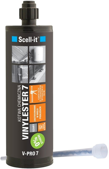 Kotwa chemiczna (żywica wiążąca) Scell it V-PRO 410 VINYL 410 ml (+ mieszadło)