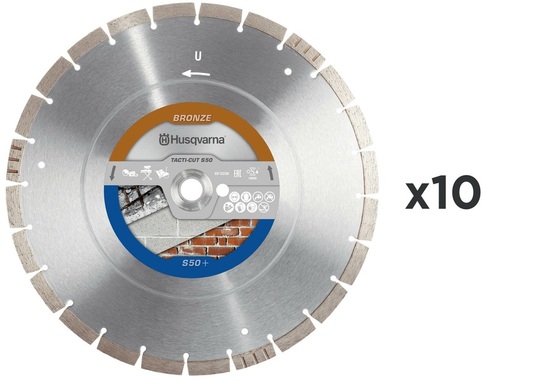 SET - Diamond blade Husqvarna Tacti-Cut S50 Plus 300 mm (10 pcs)