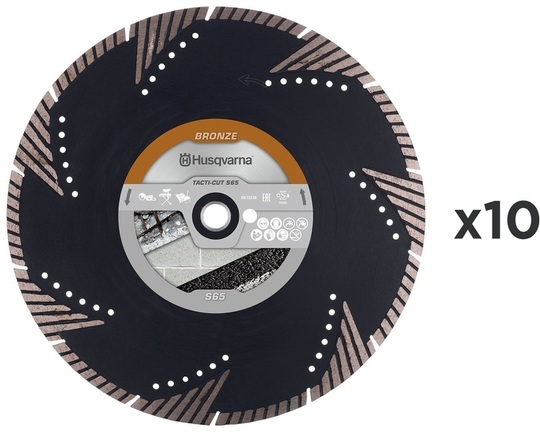 SET - Diamond blade Husqvarna Tacti-Cut S65 300 mm (10 pcs)