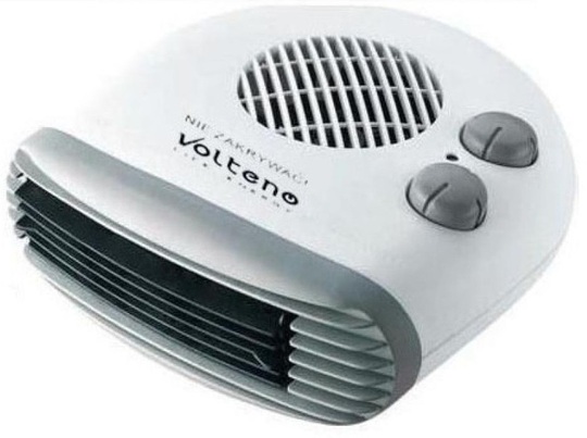Termowentylator z termostatem Volteno 2000 W (poziomy)