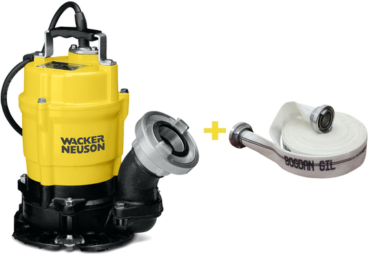 Submersible pump Wacker Neuson PST2 400 (+ bottom suction plate and hose Bogdan Gil WV-52-20ŁA)