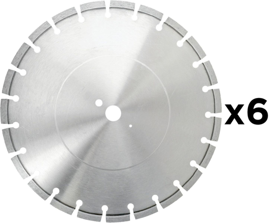 SET – Diamond blade Dr. Schulze AS2 BETON ABRASIV 350 mm (6 pcs)
