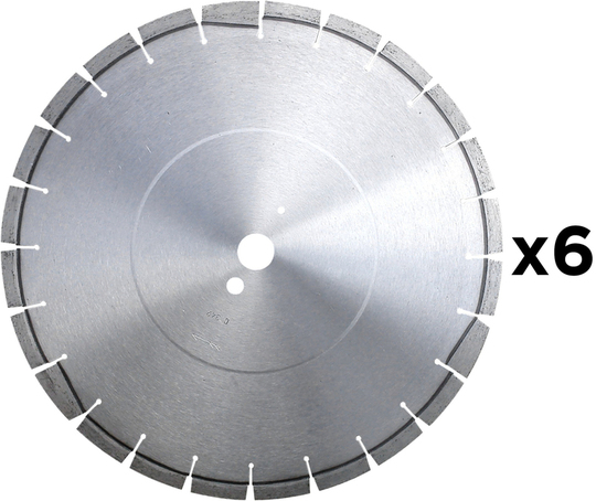 PAKIET – Tarcza diamentowa Dr. Schulze Beton Abrasiv 350 mm do betonu i asfaltu (6 sztuk)