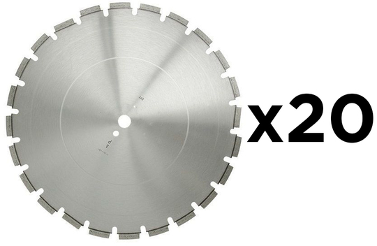 PAKIET – Tarcza diamentowa Dr. Schulze Tornado Asfalt Standard 350 mm do uniwersalnego zastosowania (20 sztuk)