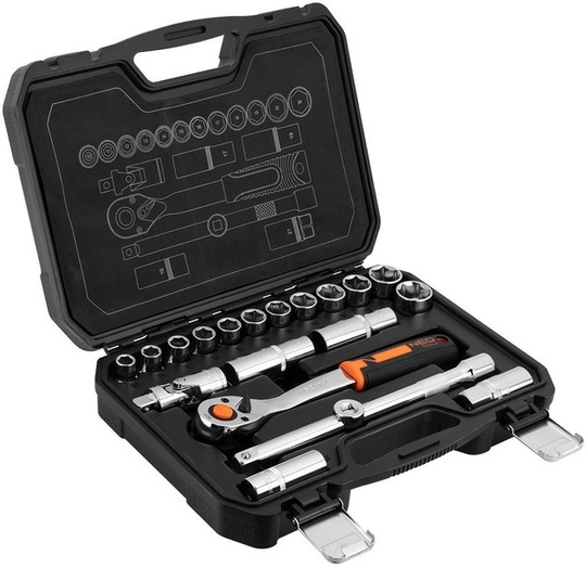 Zestaw kluczy nasadowych Neo Tools 10-032 1/2″ (20 elementów)
