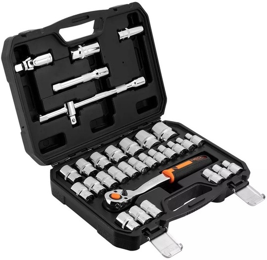 Zestaw kluczy nasadowych Neo Tools 10-038 1/2″ (32 elementów)