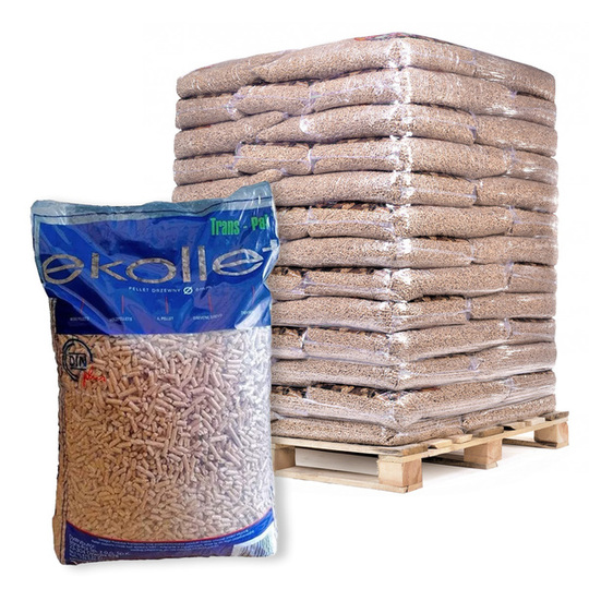 Wood pellet Trans-pal Ekollet Din Plus (70 bags of 15 kg)