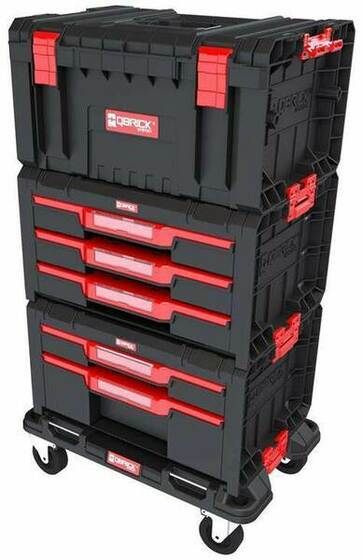 Zestaw 3 skrzyń Qbrick System PRO Drawer Workshop Set 2 2.0