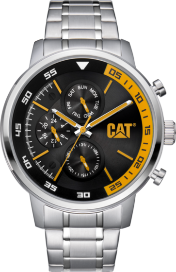 CAT Zegarek Sail MULTI srebrny stalowy