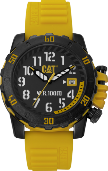 Zegarek Caterpillar Barricade 3HD ABS 44 mm (silikonowy pasek)