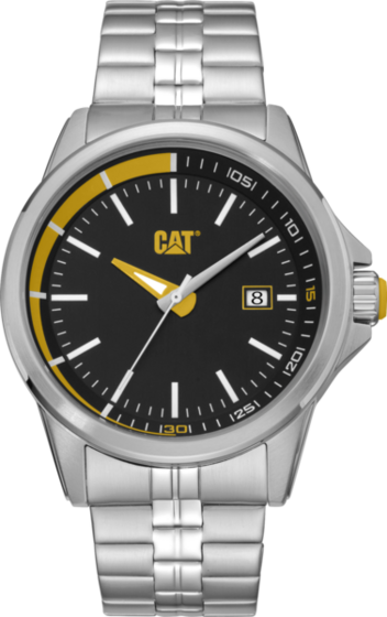 CAT Zegarek Slider 3H stalowy srebrny