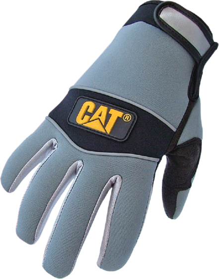 CAT Rękawice Synthetic Leather Pad, Neoprene Back m