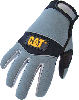 CAT Rękawice Synthetic Leather Pad, Neoprene Back l