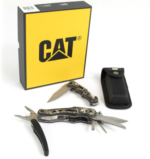 Zestaw narzędzi 10w1 Caterpillar Multitool 240358 Real Tree Camo