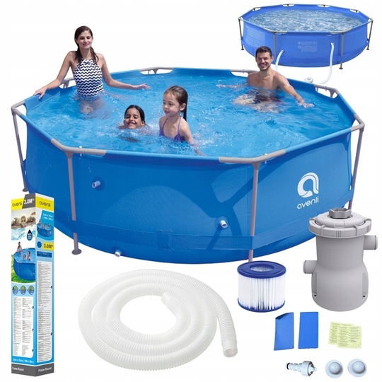 Round frame pool Avenli 300 x 76 cm (+pump)