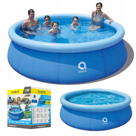 Inflatable collar pool Avenli 300 x 76 cm