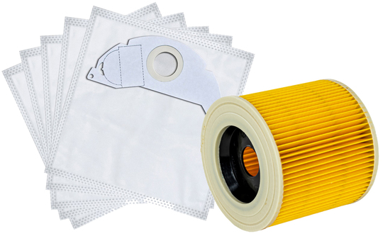 Synthetic bags Rino WSRD2 for vacuum cleaners (5 pcs) + RRP-S filter
