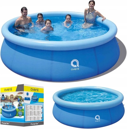 Inflatable collar pool Avenli 360 x 76 cm