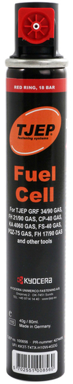 Gas cartridge Tjep Red 80 ml (1 pcs)