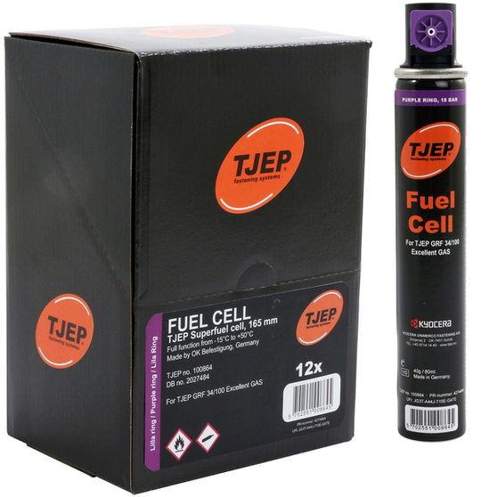 Gas cartridge Tjep Purple Superfuel 80 ml (12 pcs)