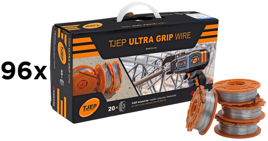 Galwanizowany drut wiązałkowy Tjep (1920 szpul) do wiązarki Ultra Grip, XP oraz Makita, Senco, Rawl i B.Pro