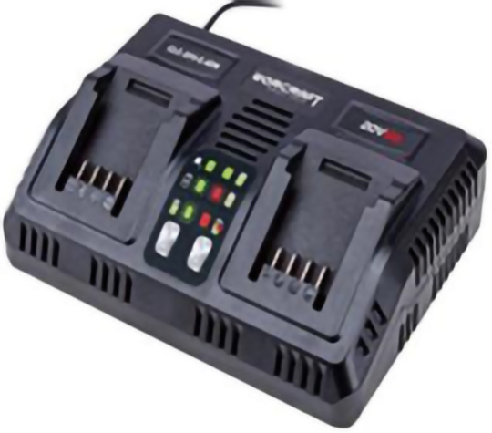 Szybka, podwójna ładowarka Worcraft CLC-20V-2.4DN