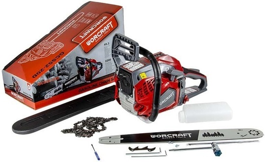 Spalinowa pilarka łańcuchowa Worcraft GCS52-20D